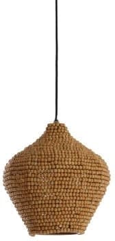 Light & Living Hanglamp Kalenga - kralen naturel Bruin Hanglamp