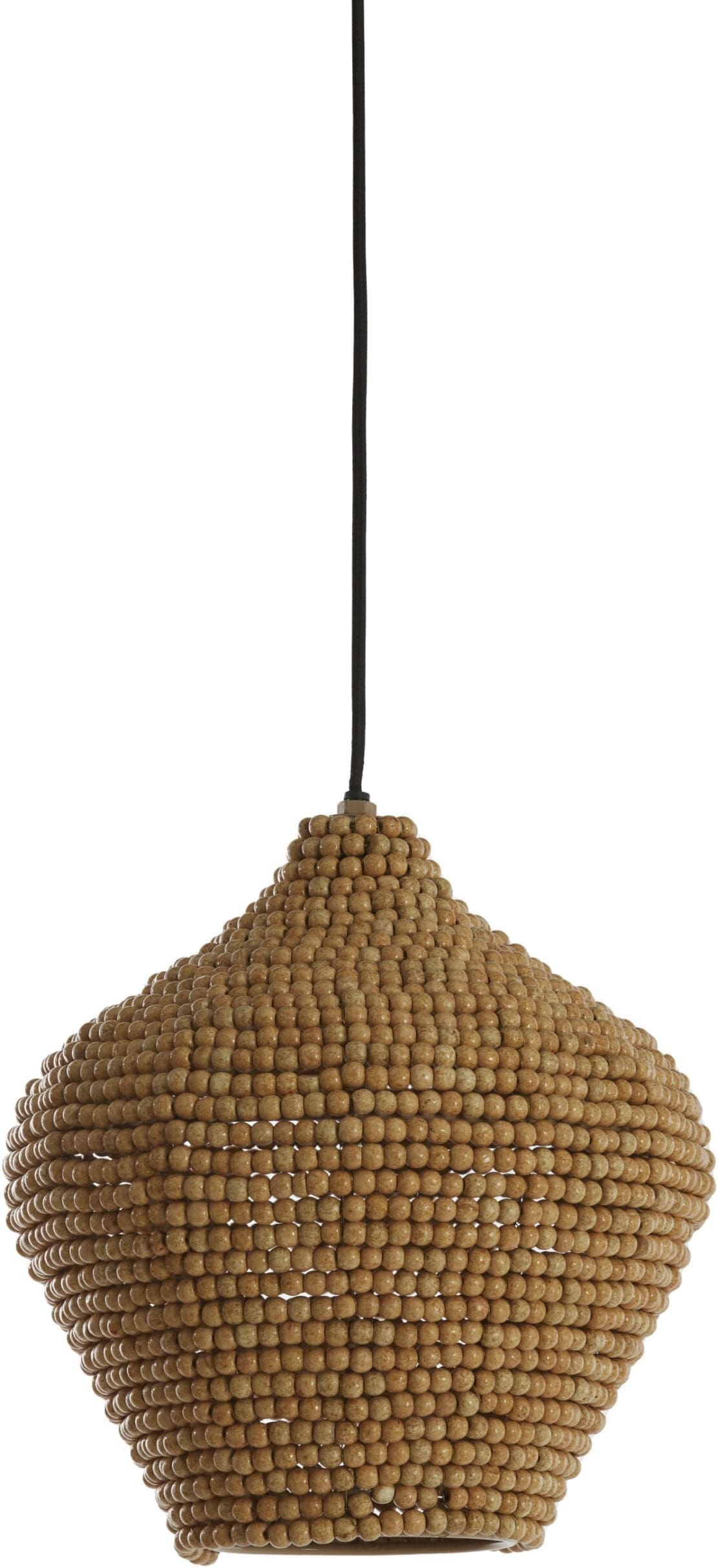 Light & Living Hanglamp Kalenga - kralen naturel Bruin Hanglamp
