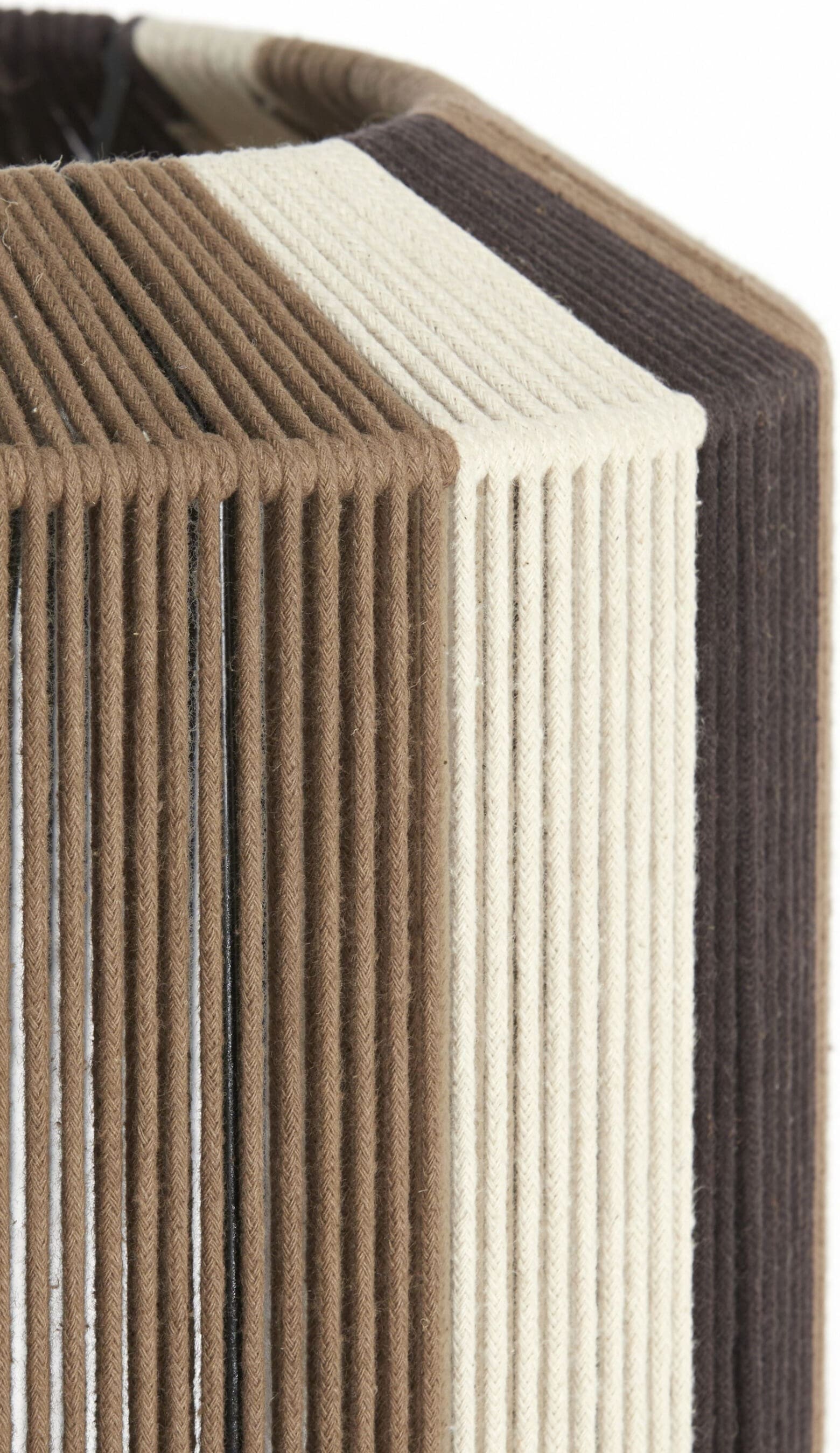 Light & Living Hanglamp Kozana - bruin+crème+donker bruin Bruin Hanglamp
