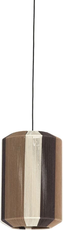Light & Living Hanglamp Kozana - bruin+crème+donker bruin Bruin Hanglamp