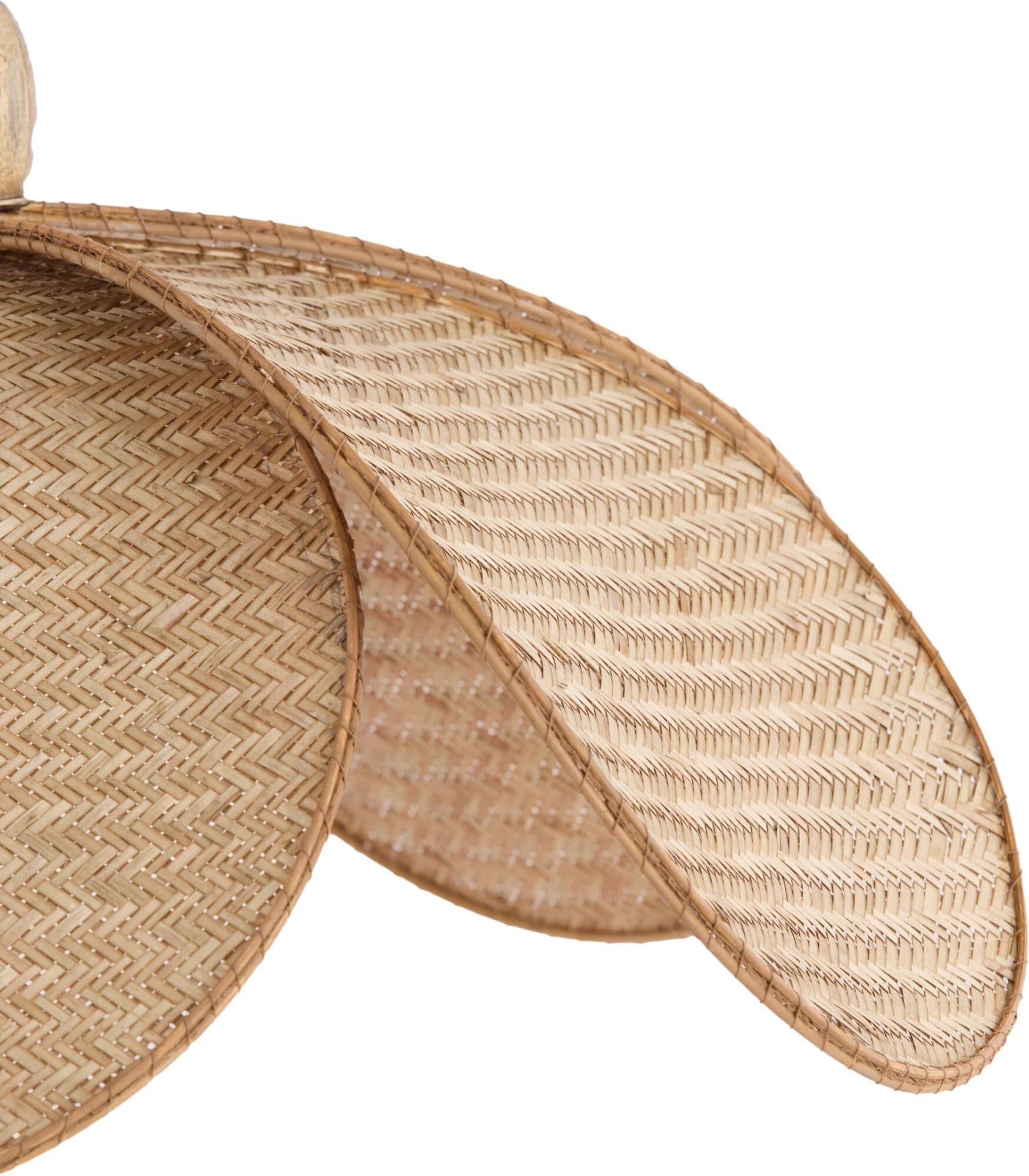 Light & Living Hanglamp Lavrio - webbing naturel+hout Bruin Hanglamp