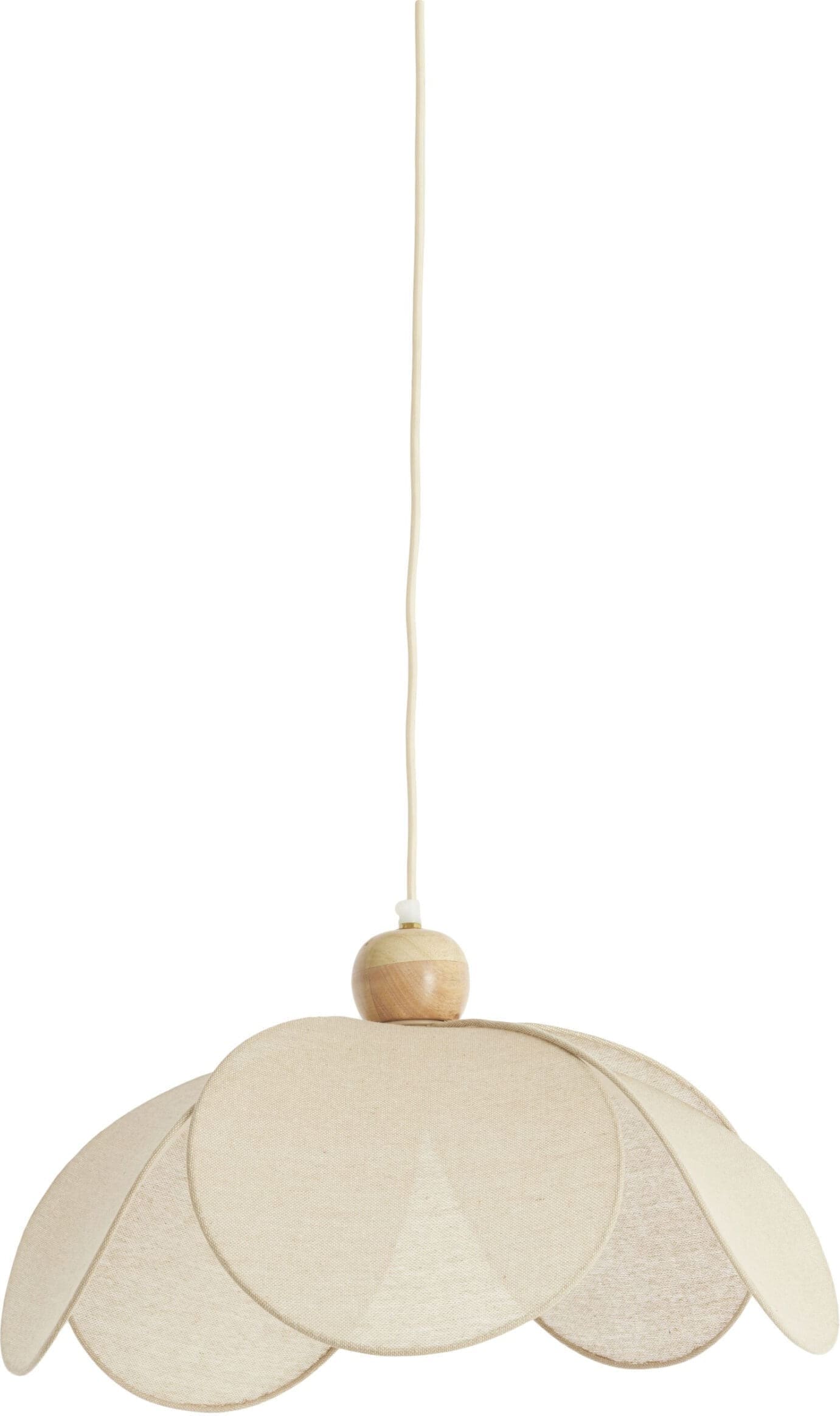 Light & Living Hanglamp Lavriria - naturel+hout Bruin Hanglamp