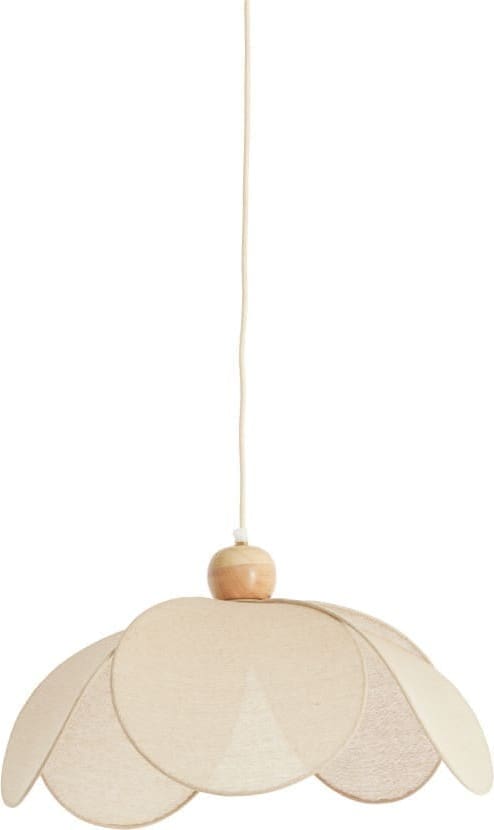 Light & Living Hanglamp Lavriria - naturel+hout Bruin Hanglamp