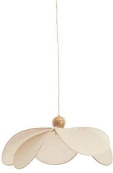 Light & Living Hanglamp Lavriria - naturel+hout Bruin Hanglamp