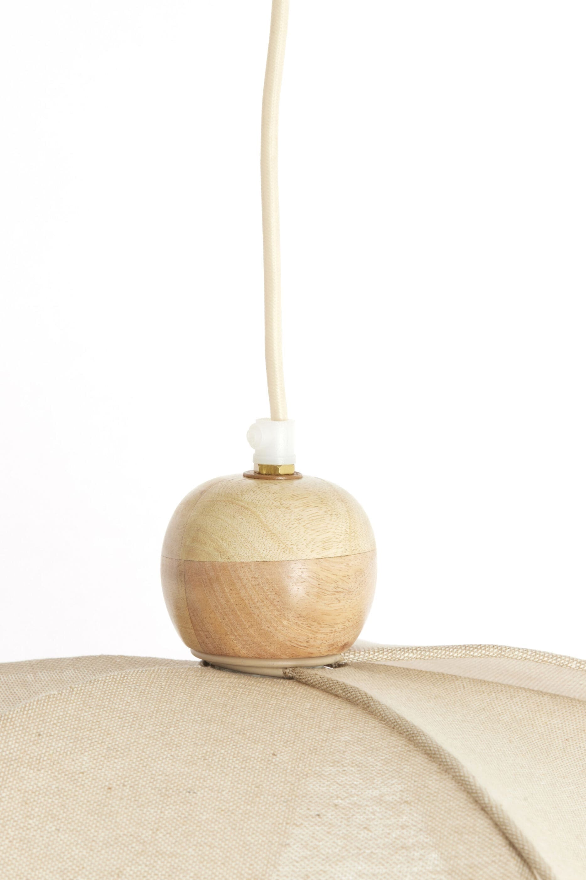 Light & Living Hanglamp Lavriria - naturel+hout Bruin Hanglamp