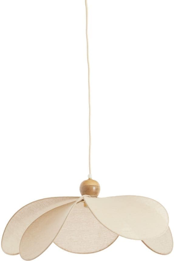 Light & Living Hanglamp Lavriria - naturel+hout Bruin Hanglamp