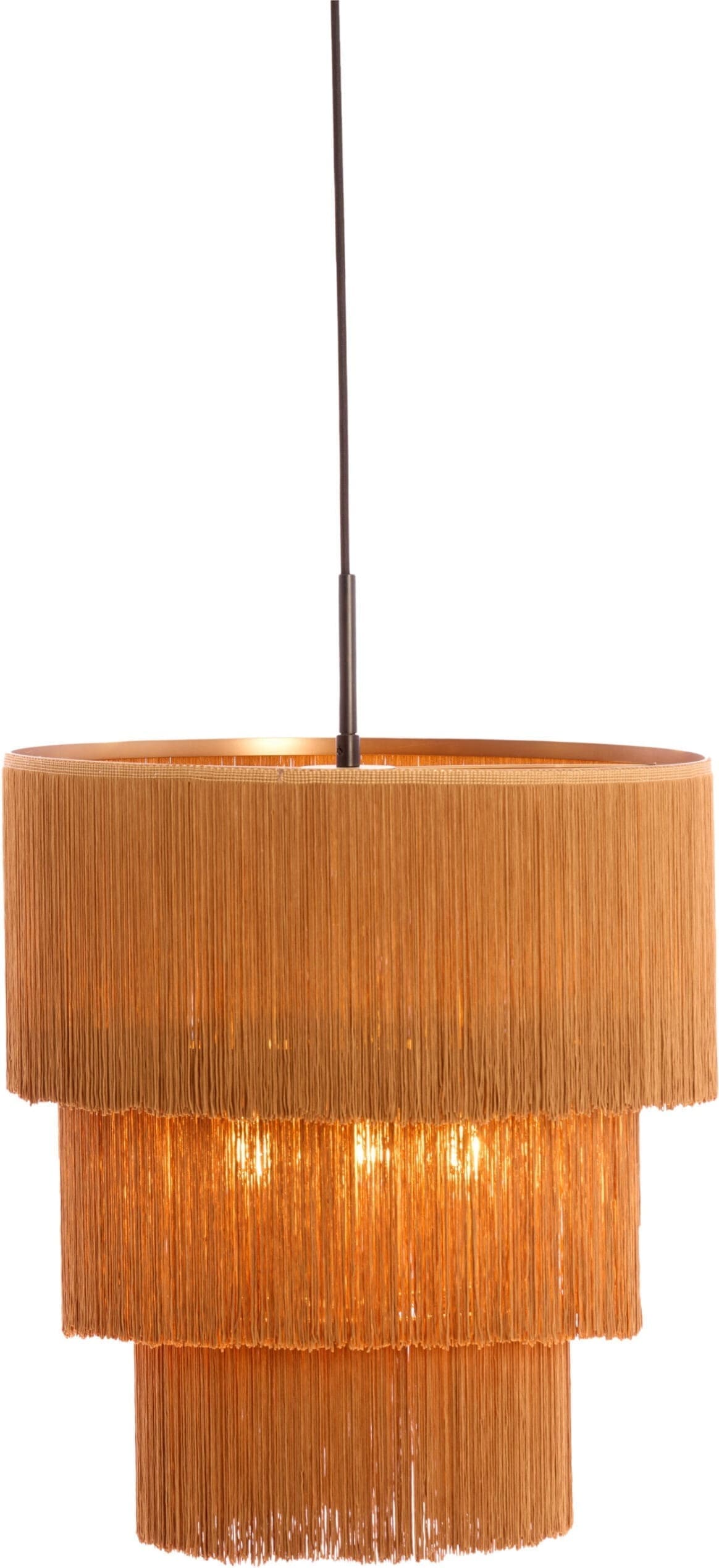 Light & Living Hanglamp Malaika - bruin Bruin Hanglamp
