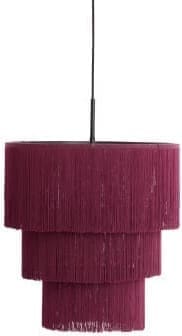 Light & Living Hanglamp Malaika - donker paars Paars Hanglamp