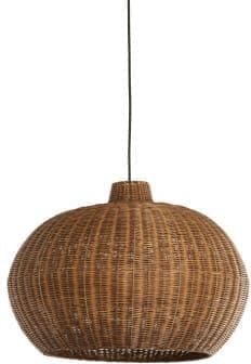Light & Living Hanglamp Melzor - rotan donker bruin Bruin Hanglamp