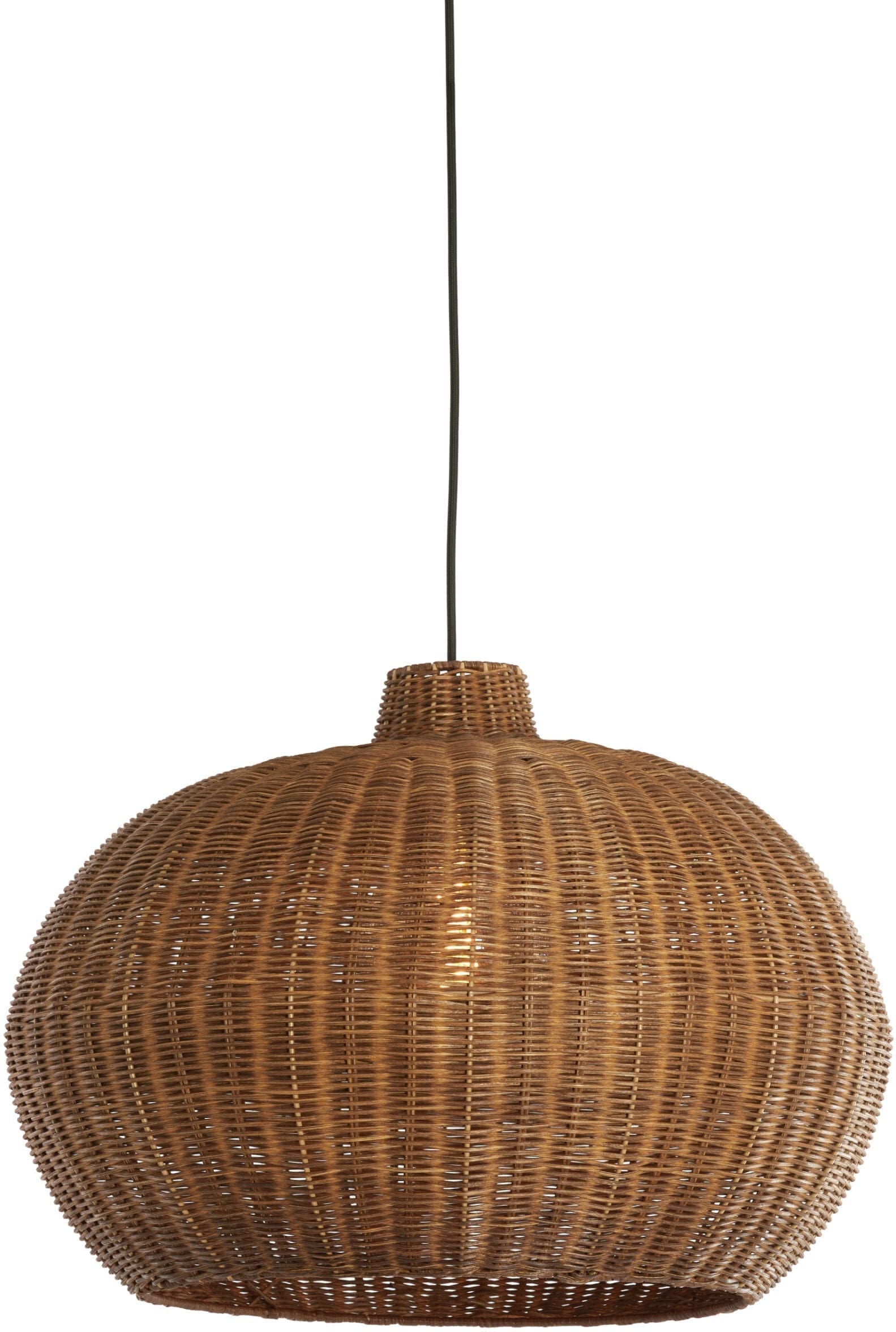 Light & Living Hanglamp Melzor - rotan donker bruin Bruin Hanglamp