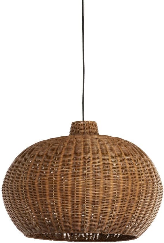 Light & Living Hanglamp Melzor - rotan donker bruin Bruin Hanglamp