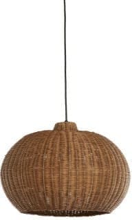 Light & Living Hanglamp Melzor - rotan donker bruin Bruin Hanglamp