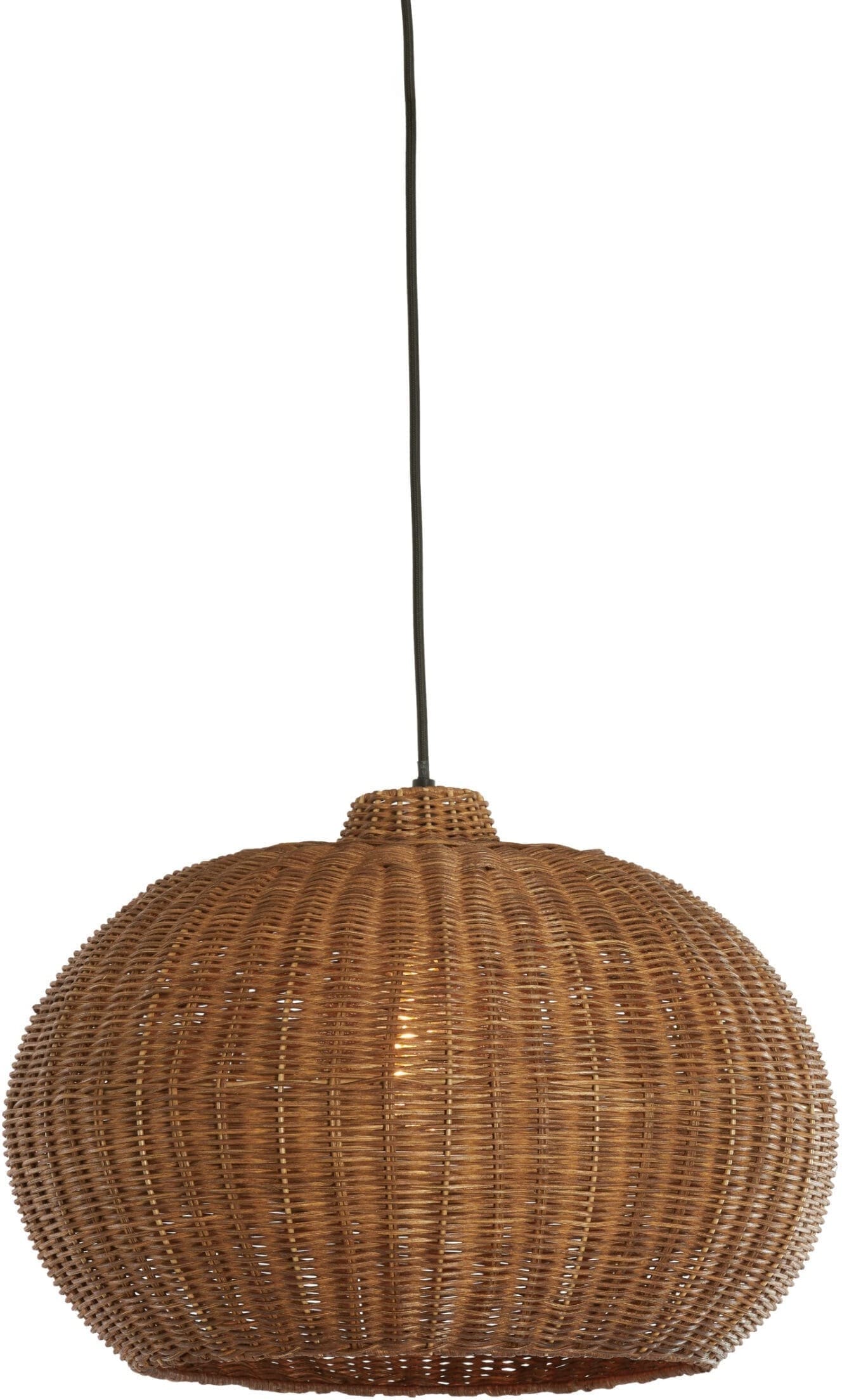 Light & Living Hanglamp Melzor - rotan donker bruin Bruin Hanglamp