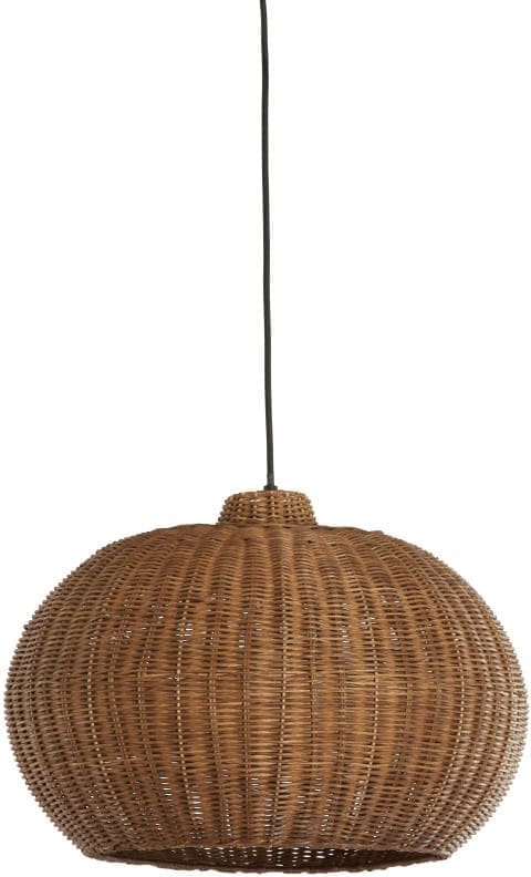 Light & Living Hanglamp Melzor - rotan donker bruin Bruin Hanglamp