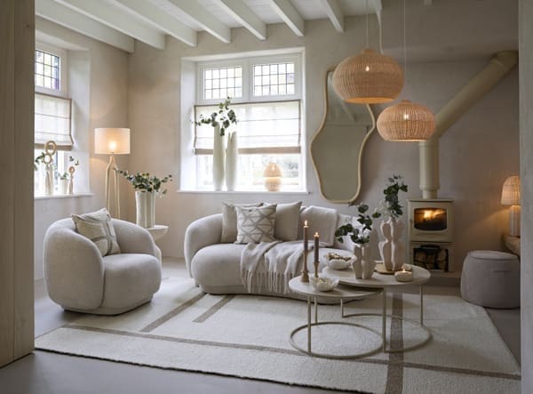 Light & Living Hanglamp Melzor - rotan naturel Bruin Hanglamp