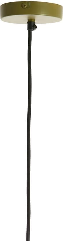Light & Living Hanglamp Milatos - jute olijf groen Groen Hanglamp