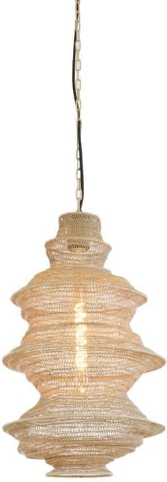 Light & Living Hanglamp Nakisha - zand Bruin Hanglamp