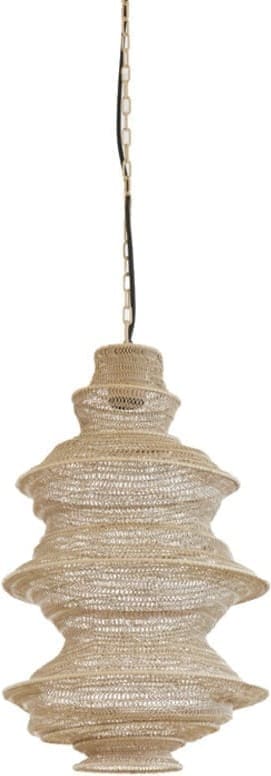 Light & Living Hanglamp Nakisha - zand Bruin Hanglamp
