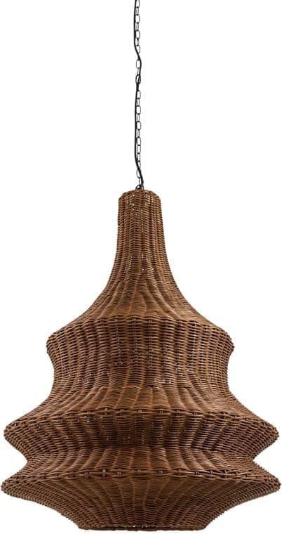 Light & Living Hanglamp Nemzor - rotan bruin Bruin Hanglamp