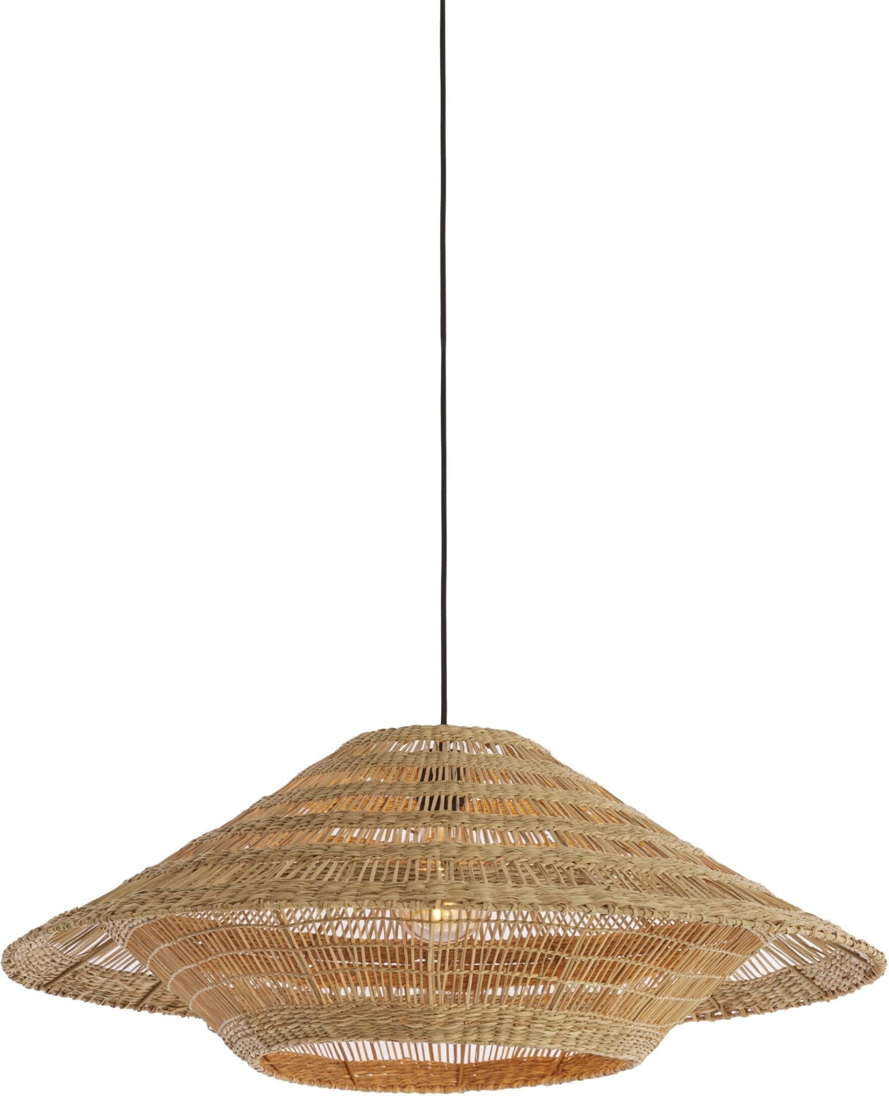 Light & Living Hanglamp Owana - zeegras naturel Bruin Hanglamp
