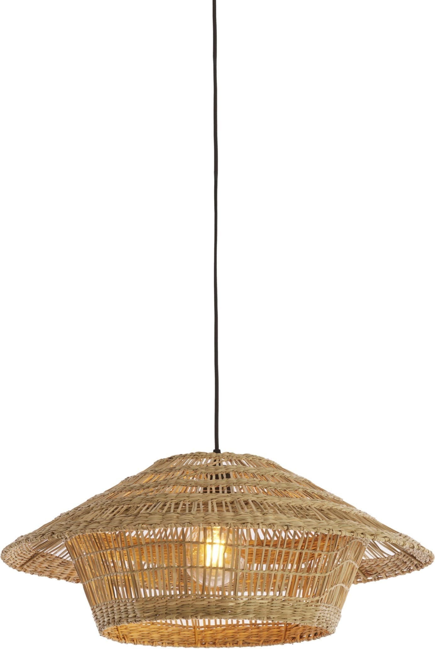 Light & Living Hanglamp Owana - zeegras naturel Bruin Hanglamp