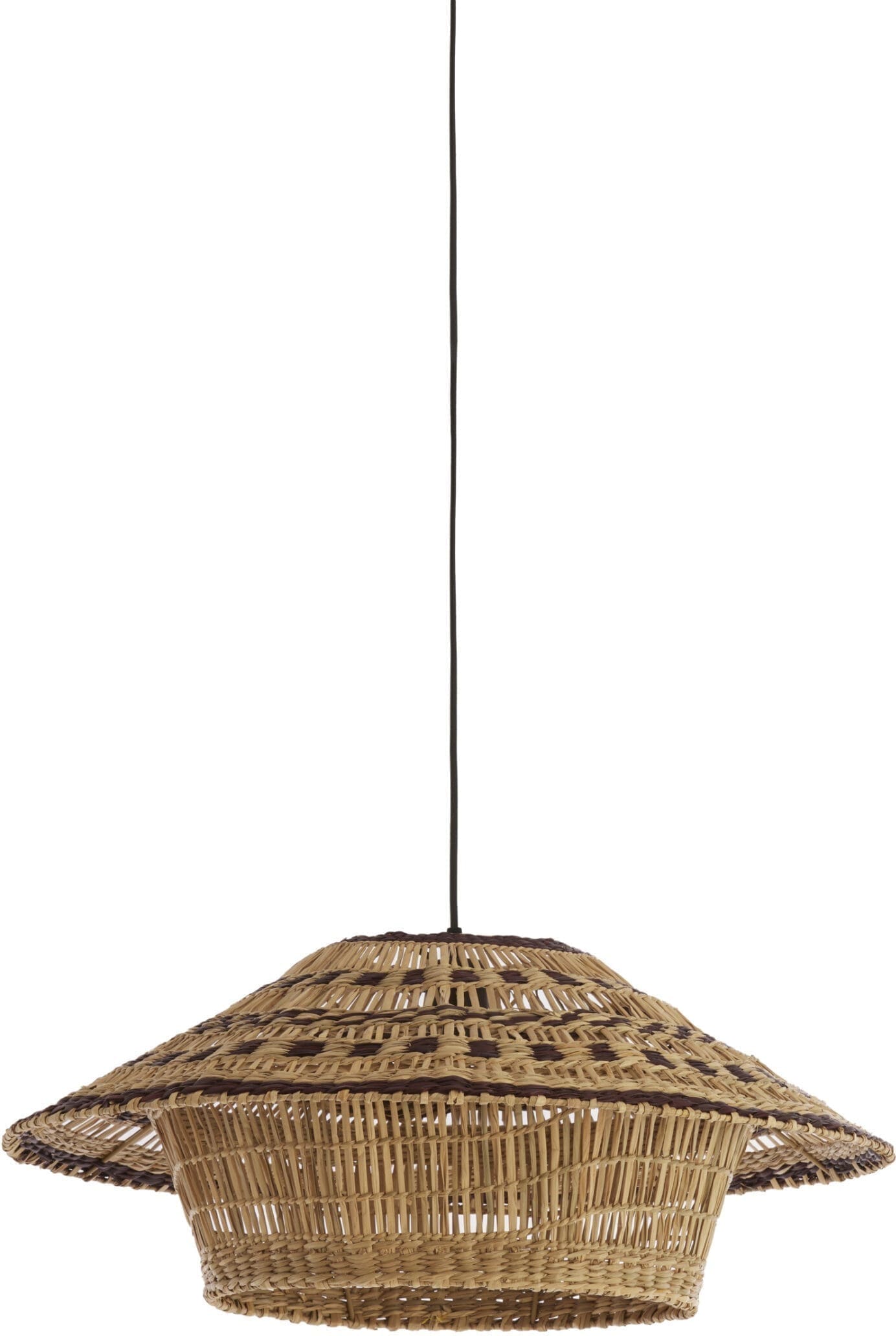 Light & Living Hanglamp Owana - zeegras naturel+bruin Bruin Hanglamp