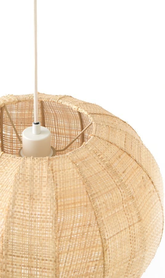 Light & Living Hanglamp Rafaella - raffia naturel Bruin Hanglamp