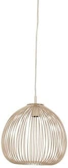 Light & Living Hanglamp Rilana - mat beige Wit Hanglamp