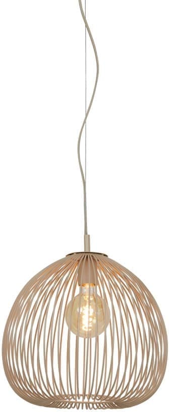 Light & Living Hanglamp Rilana - mat beige Wit Hanglamp
