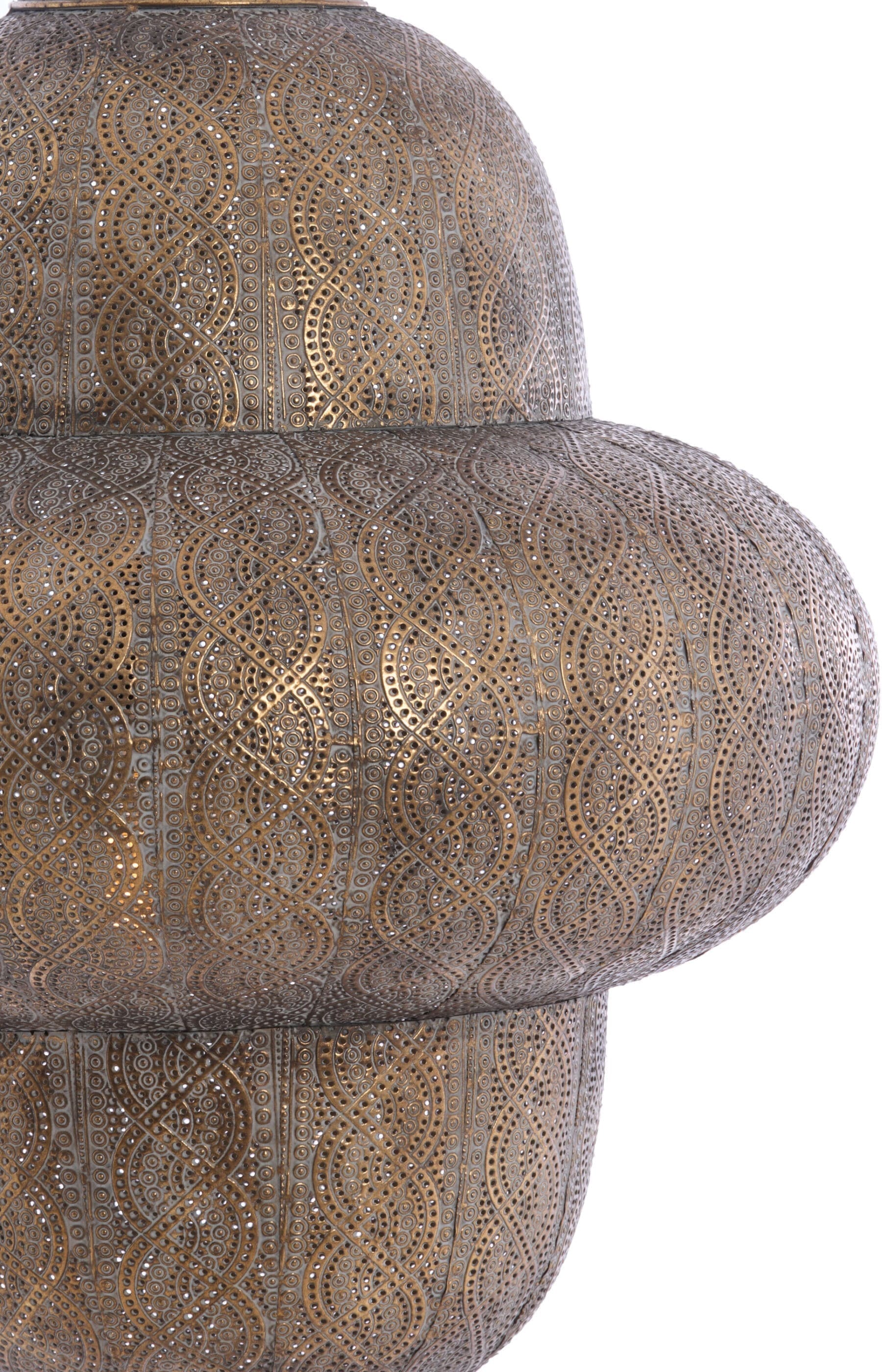 Light & Living Hanglamp Ryota - bruin goud Bruin Hanglamp