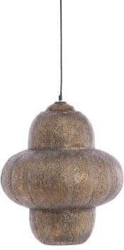 Light & Living Hanglamp Ryota - bruin goud Bruin Hanglamp