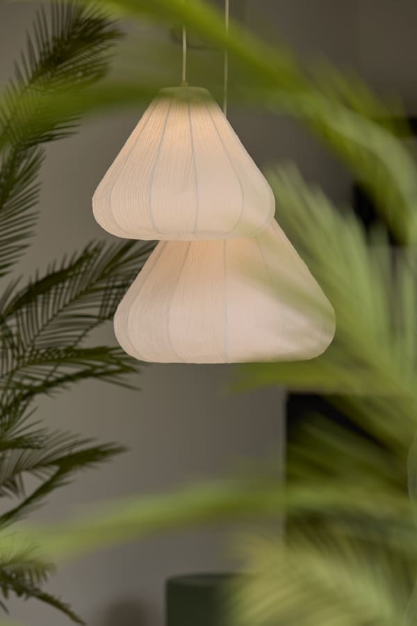 Light & Living Hanglamp Sarella - papier wit Wit Hanglamp
