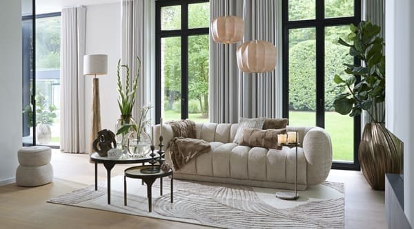 Light & Living Hanglamp Savina - crème Wit Hanglamp