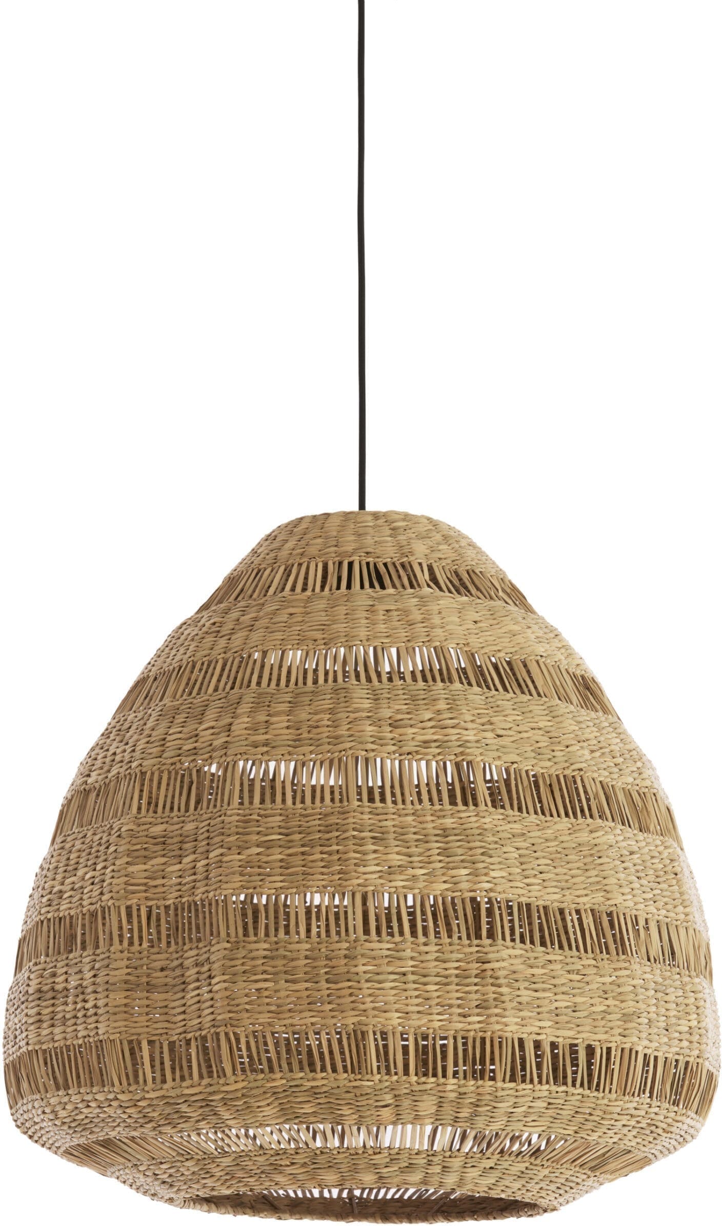 Light & Living Hanglamp Soluna - zeegras naturel Bruin Hanglamp