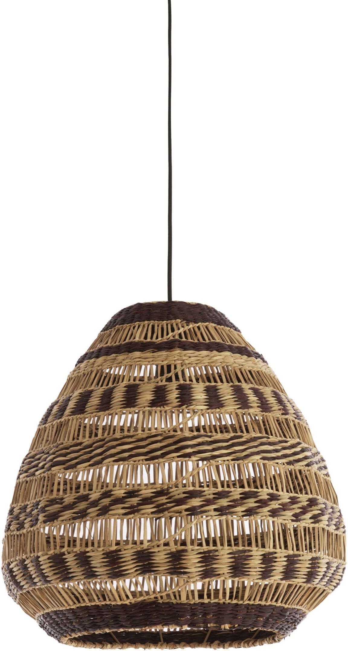 Light & Living Hanglamp Soluna - zeegras naturel+bruin Bruin Hanglamp