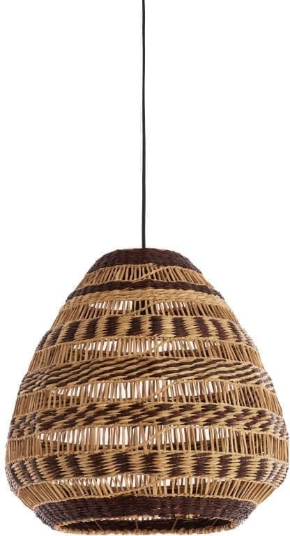 Light & Living Hanglamp Soluna - zeegras naturel+bruin Bruin Hanglamp