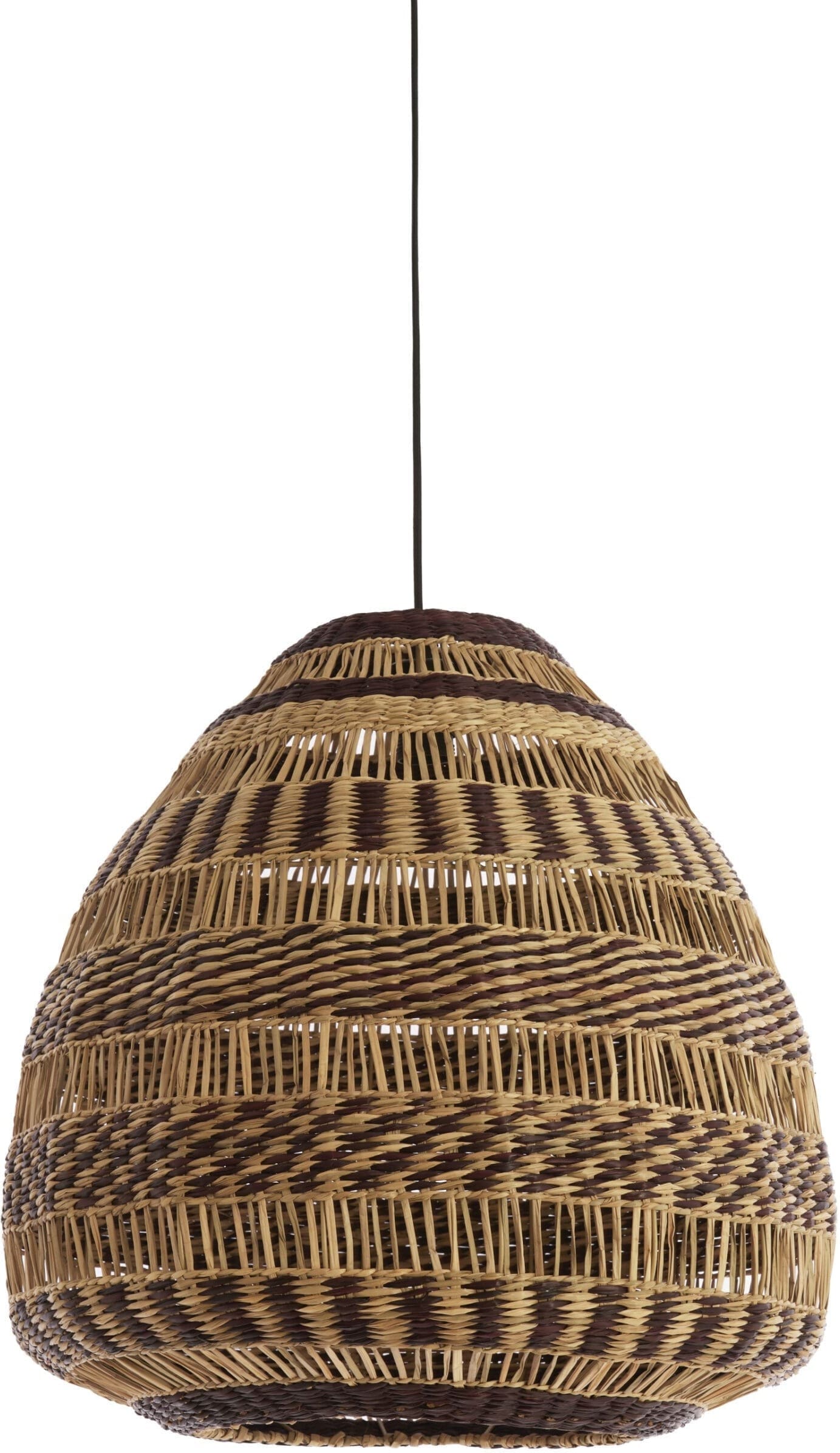 Light & Living Hanglamp Soluna - zeegras naturel+bruin Bruin Hanglamp