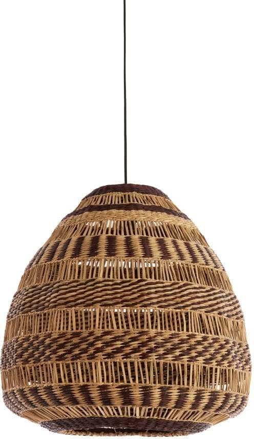 Light & Living Hanglamp Soluna - zeegras naturel+bruin Bruin Hanglamp