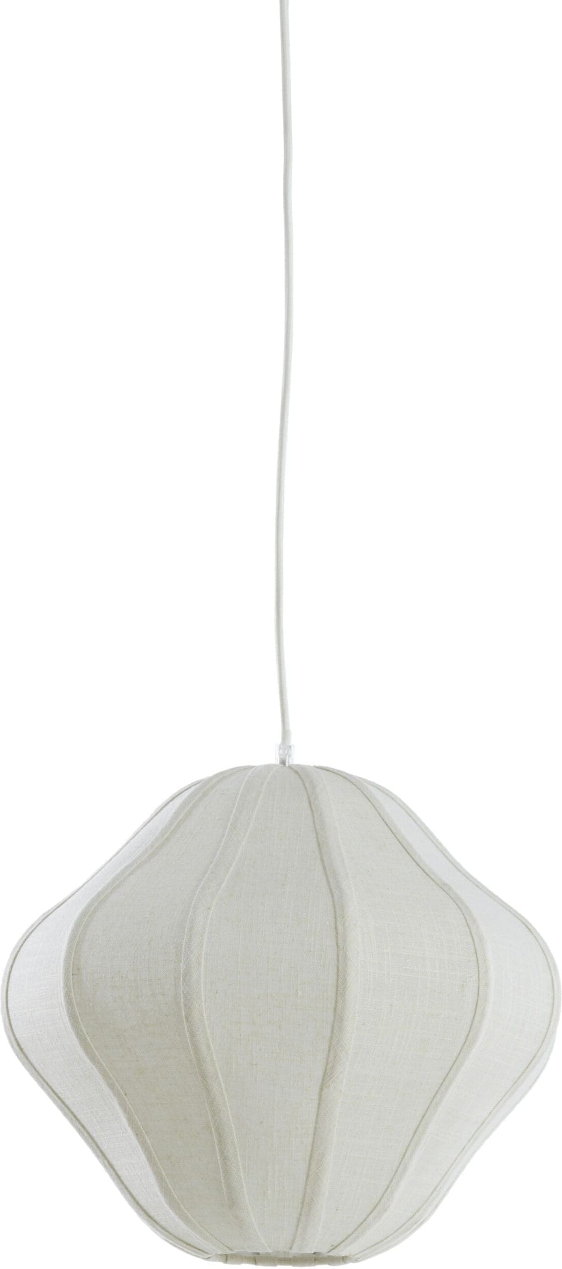 Light & Living Hanglamp Sukau - linnen crème Wit Hanglamp
