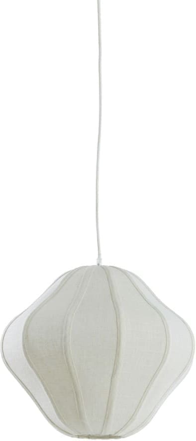 Light & Living Hanglamp Sukau - linnen crème Wit Hanglamp