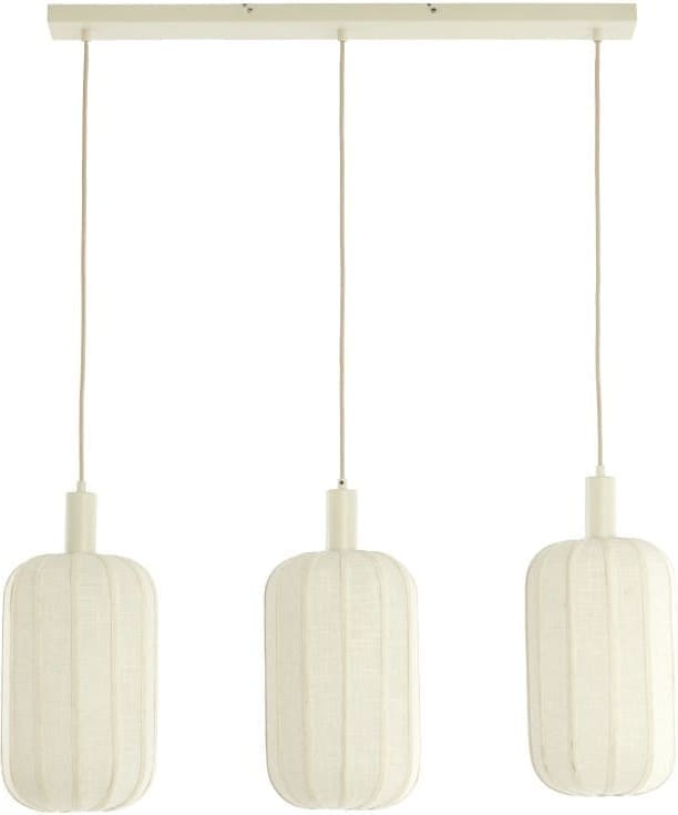 Light & Living Hanglamp Tufia - linnen crème Wit Hanglamp