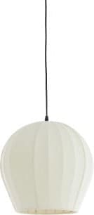 Light & Living Hanglamp Zagori - bouclé crème Wit Hanglamp