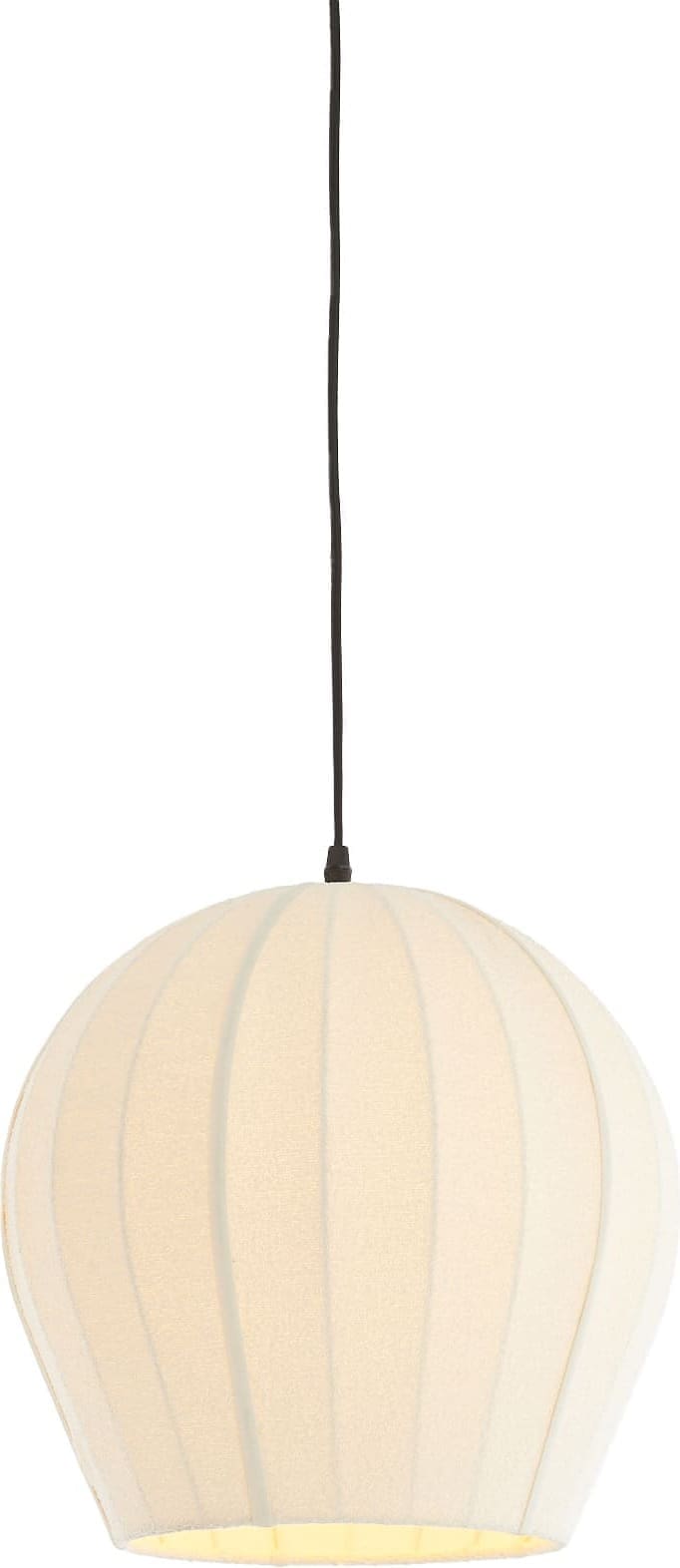 Light & Living Hanglamp Zagori - bouclé crème Wit Hanglamp