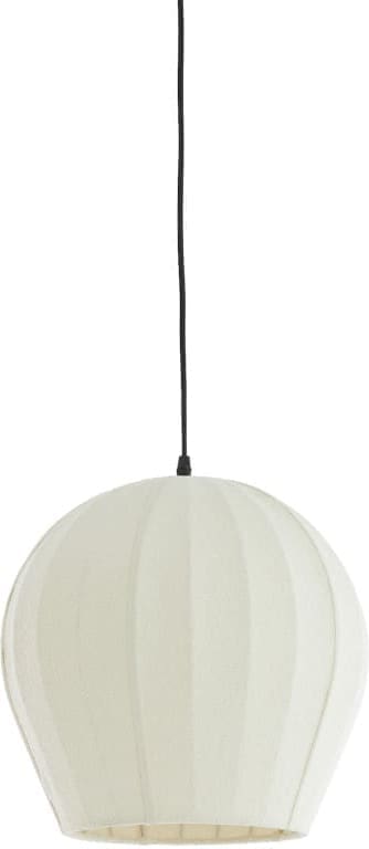 Light & Living Hanglamp Zagori - bouclé crème Wit Hanglamp