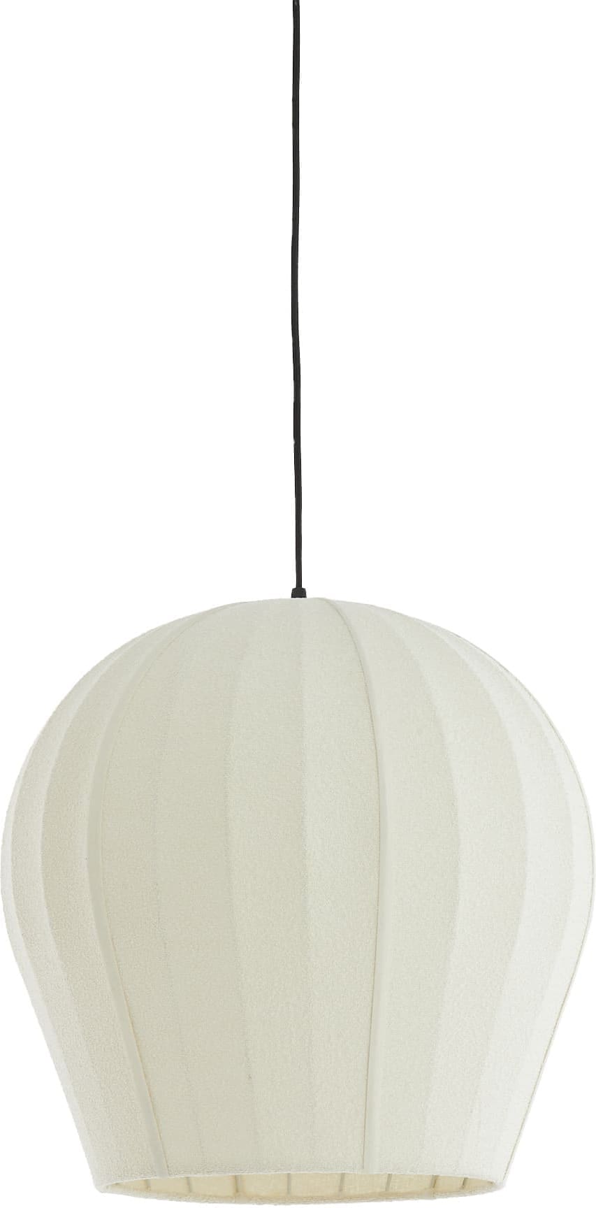 Light & Living Hanglamp Zagori - bouclé crème Wit Hanglamp