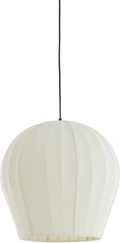 Light & Living Hanglamp Zagori - bouclé crème Wit Hanglamp