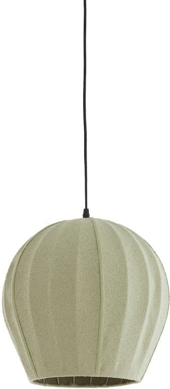 Light & Living Hanglamp Zagori - bouclé mint groen Groen Hanglamp