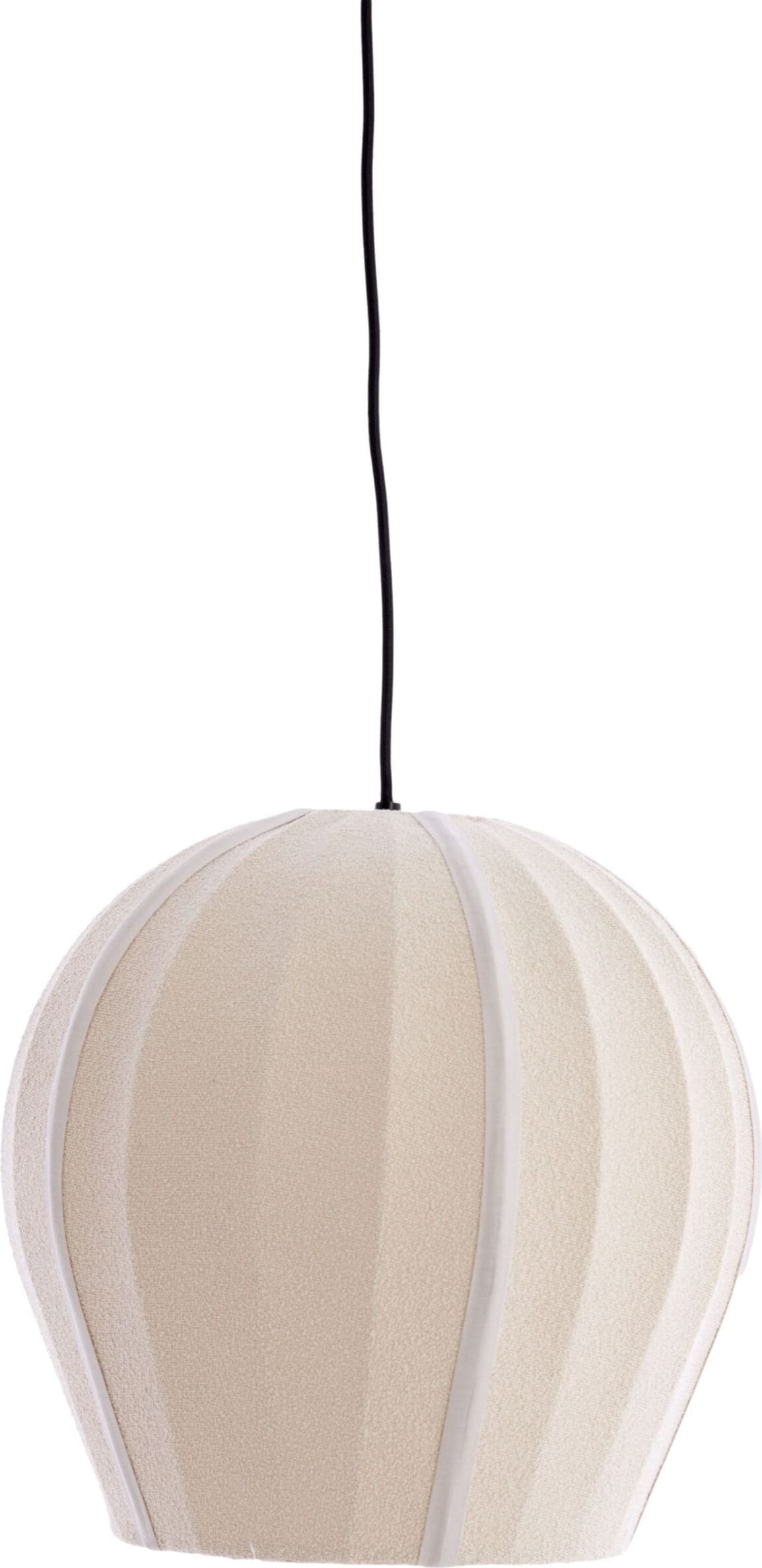 Light & Living Hanglamp Zagori - bouclé zand Bruin Hanglamp
