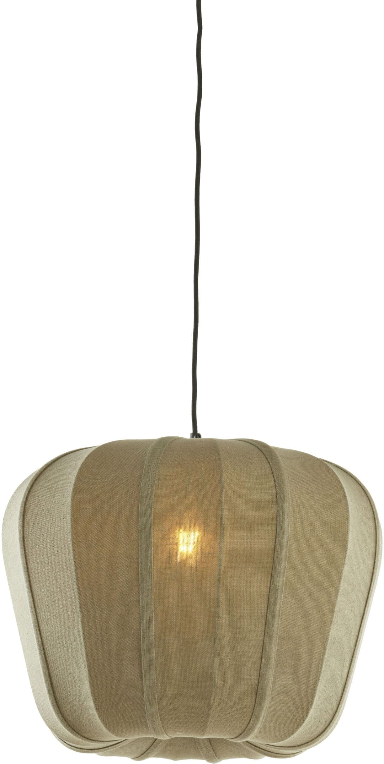 Light & Living Hanglamp Zubedo - olijf groen Groen Hanglamp