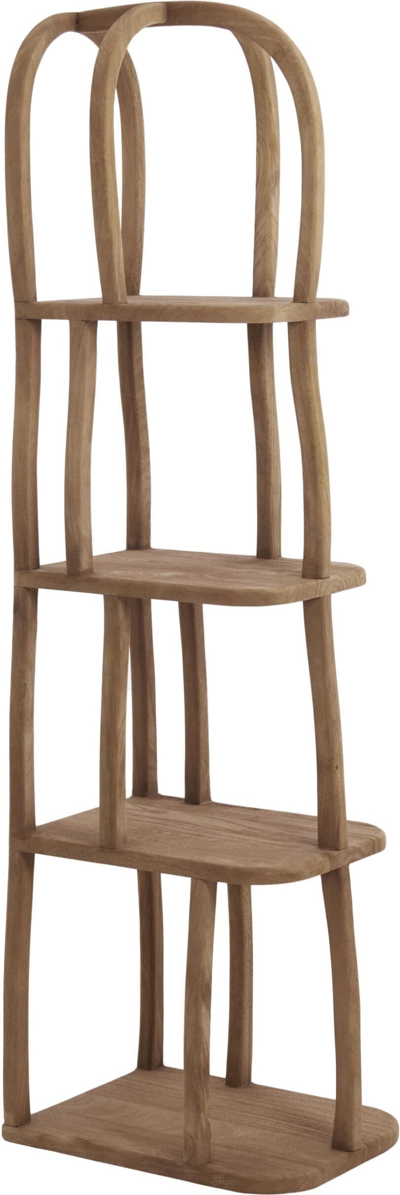 Light & Living Kast Lowe - hout mat grijs-bruin Grijs Kast